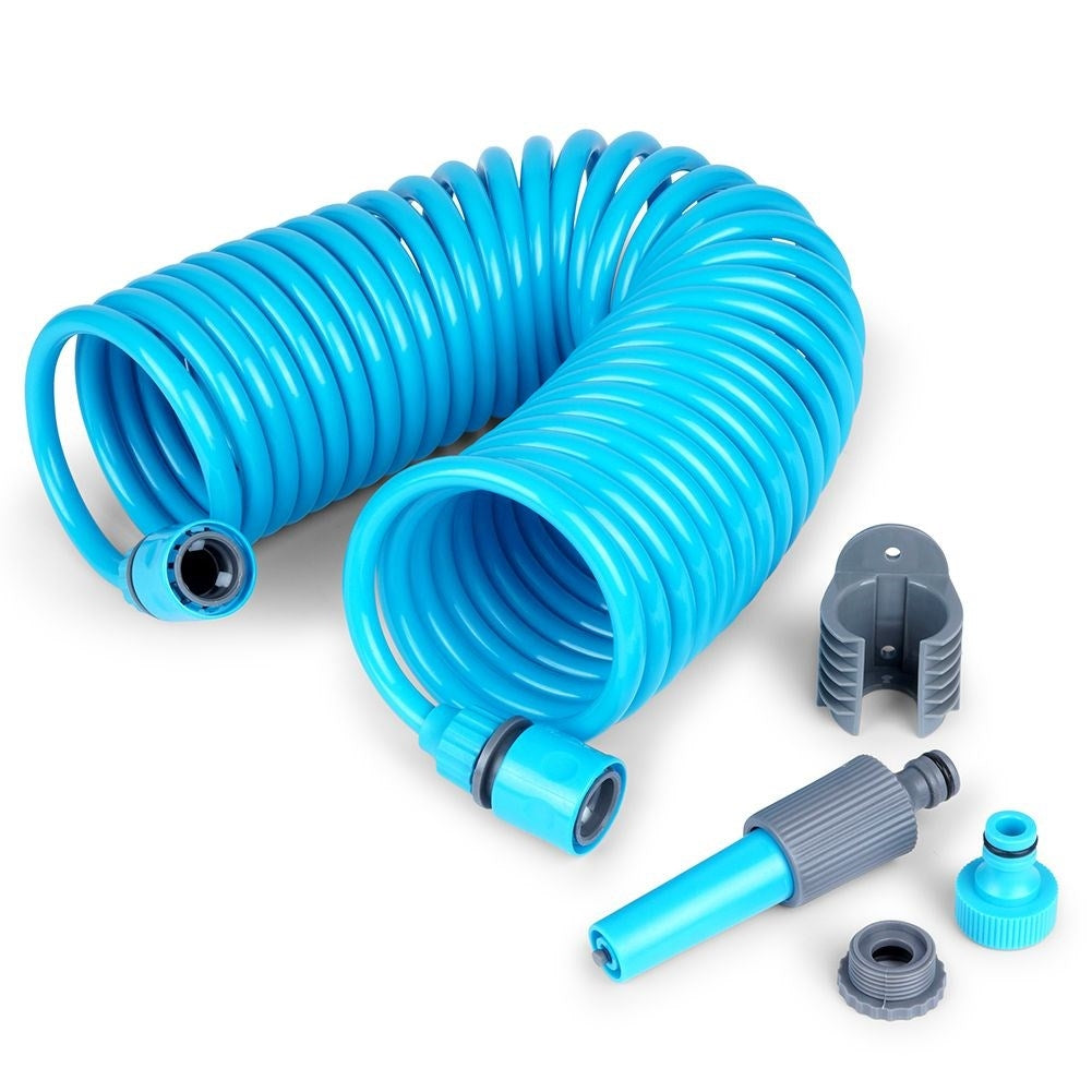Spiral garden hose 10m - tangle-free and self-rolling