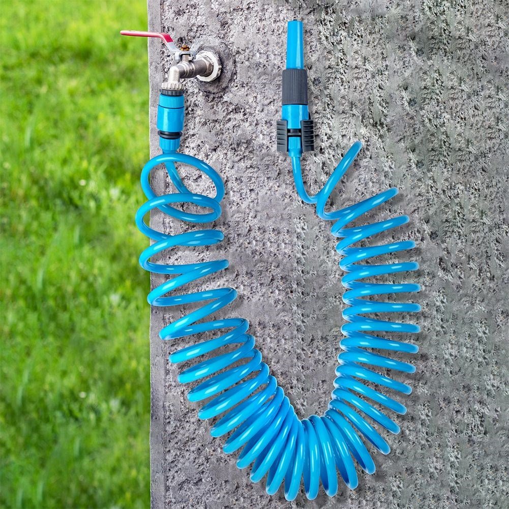 Spiral garden hose 10m - tangle-free and self-rolling