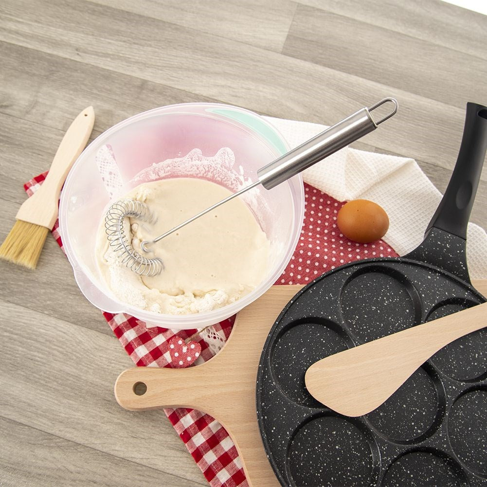 Spiral steel whisk 26 cm