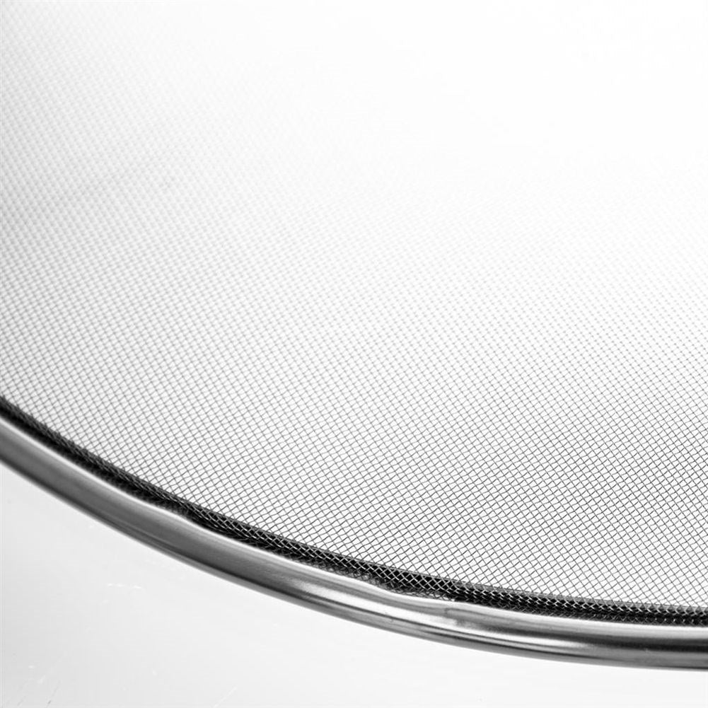 Splash guard and strainer for frying pan, practical and multifunctional