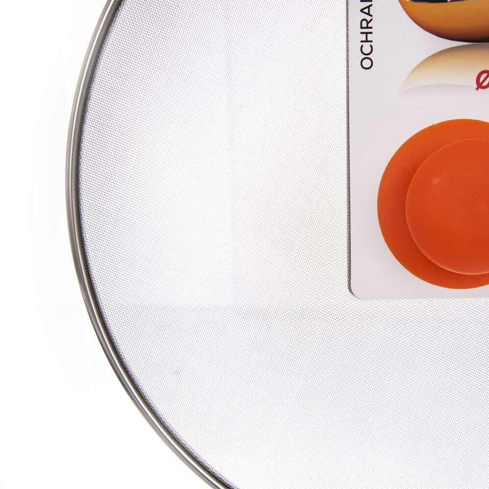 Splash guard and strainer for frying pan, practical and multifunctional