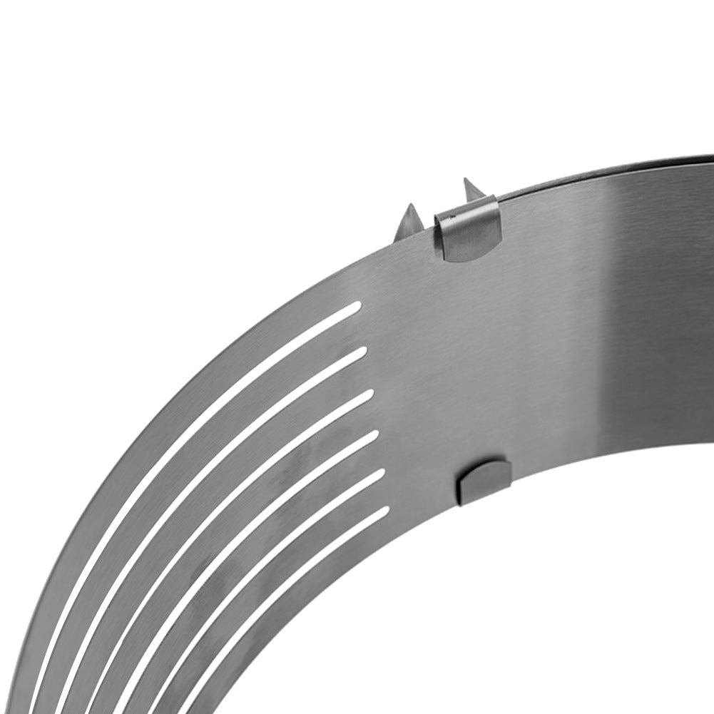 Sponge cake cutting hoop, adjustable, steel, 7-layer, 24-30 cm