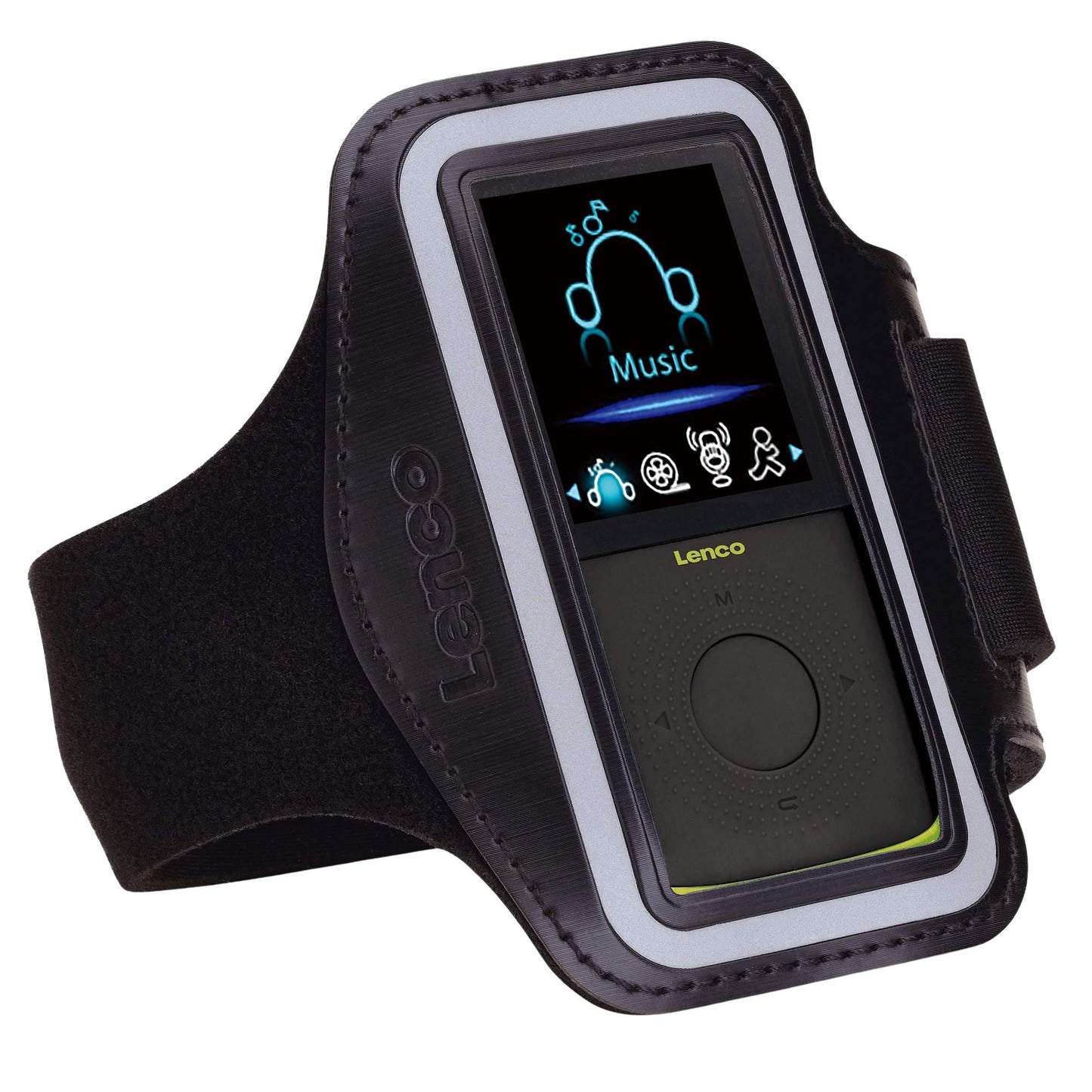 Sport MP3 Player with Pedometer, Earbuds, Armband