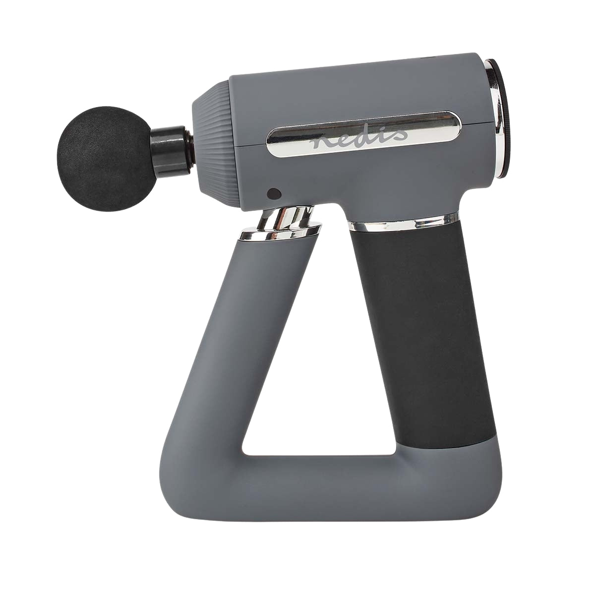 Sports Massage Gun | Battery powered | Built-in lithium ion | Rechargeable | 6 massage modes | USB cable | Gray
