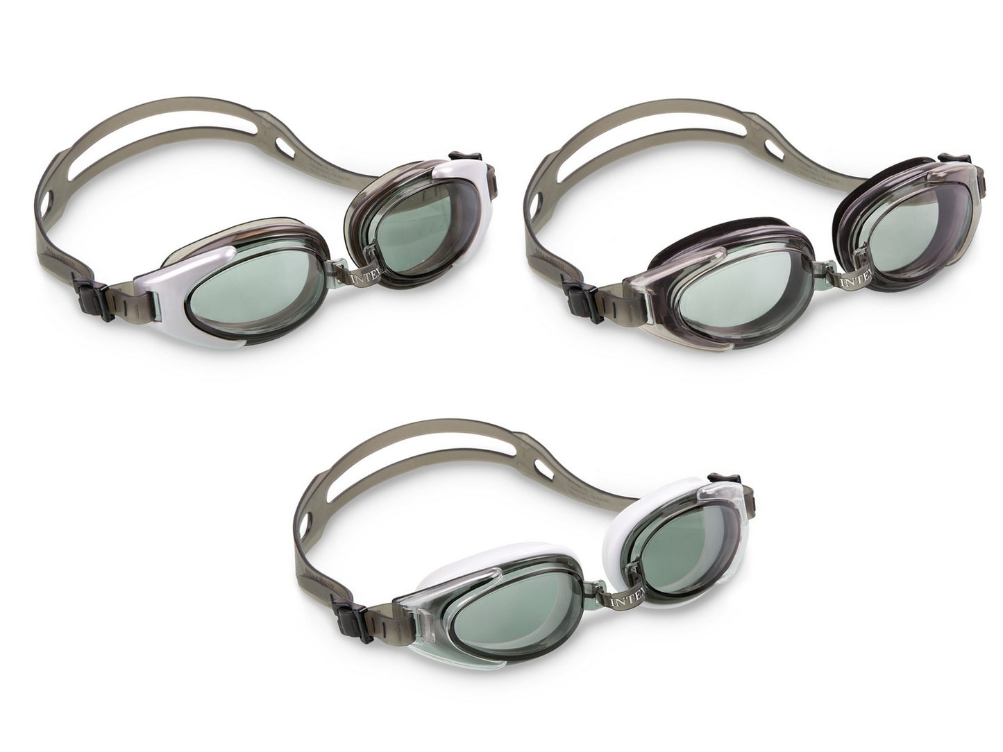 Sports swimming goggles INTEX 55685 gray