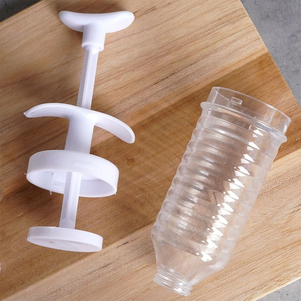 Sprayer with replaceable nozzles for decoration and filling