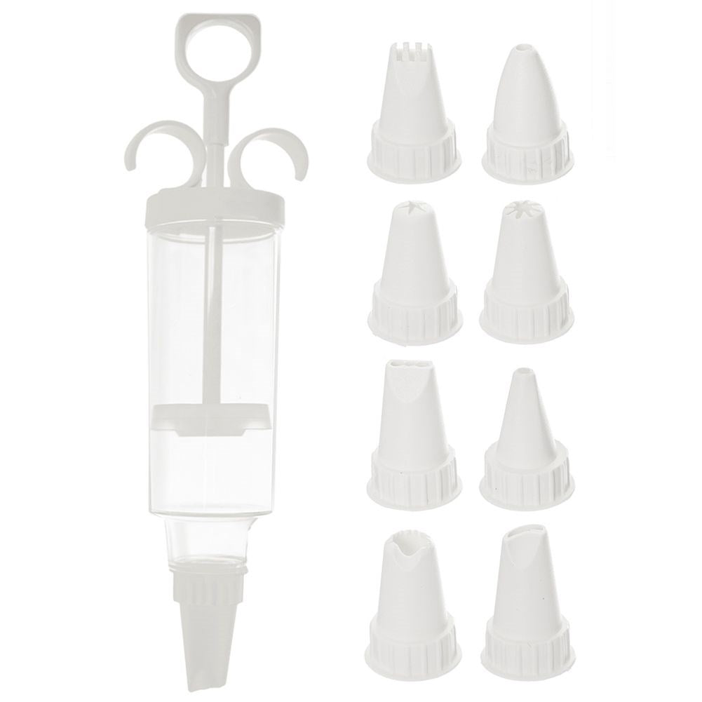 Spray with 9 nozzles for decorating baked goods