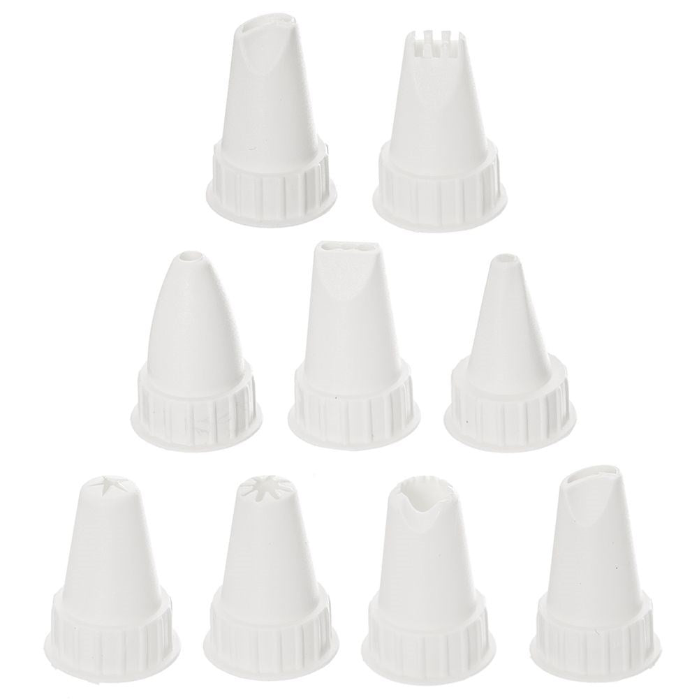 Spray with 9 nozzles for decorating baked goods