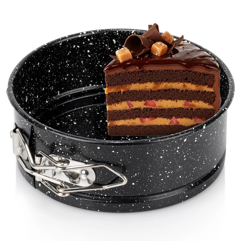 Springform Cake Pan, 12 cm, Carbon Steel Granite Coating