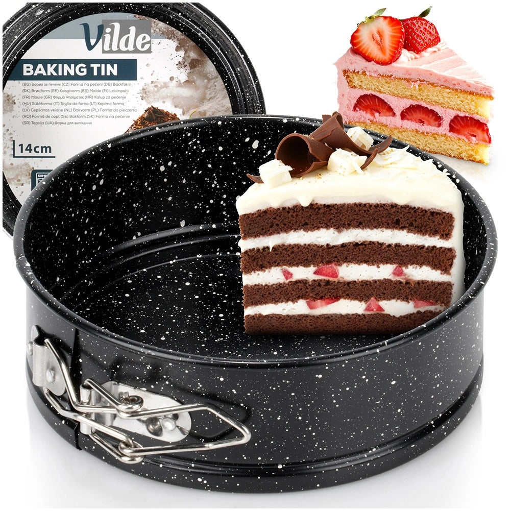 Springform Cake Pan, 14 cm Granite Coated