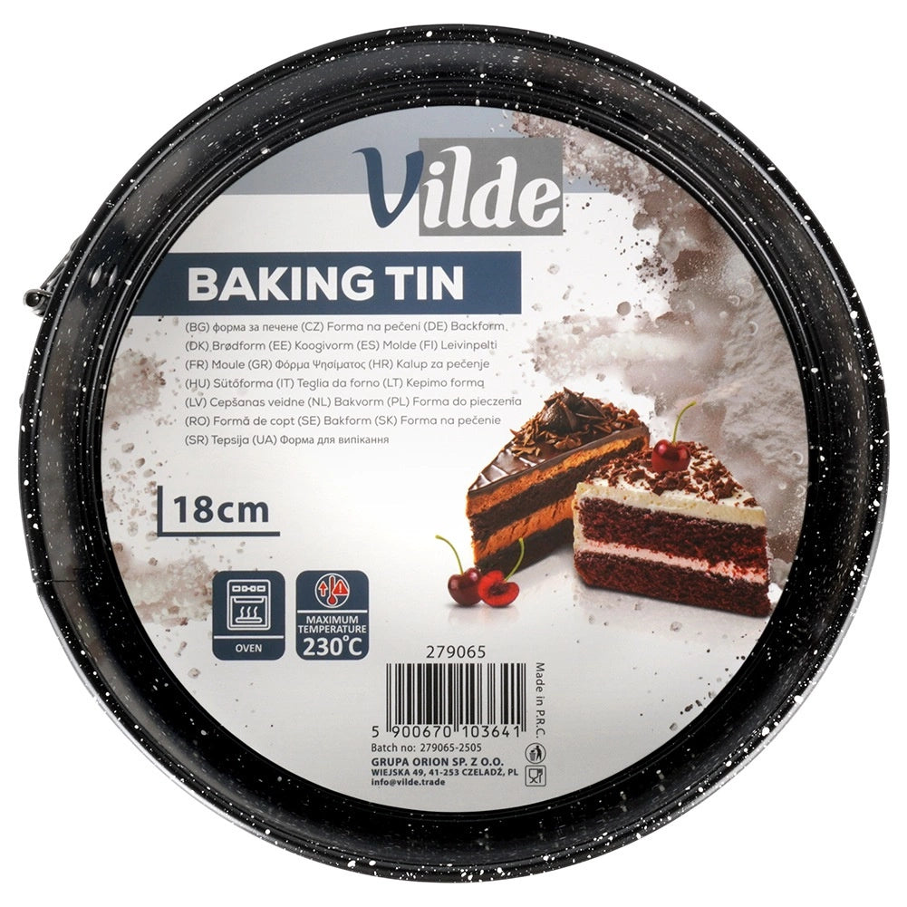 Springform Cake Pan, 18 cm, Granite Coated