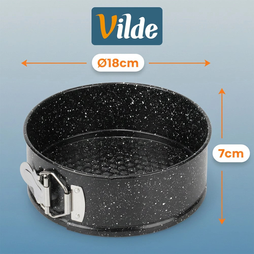 Springform Cake Pan, 18 cm, Granite Coated