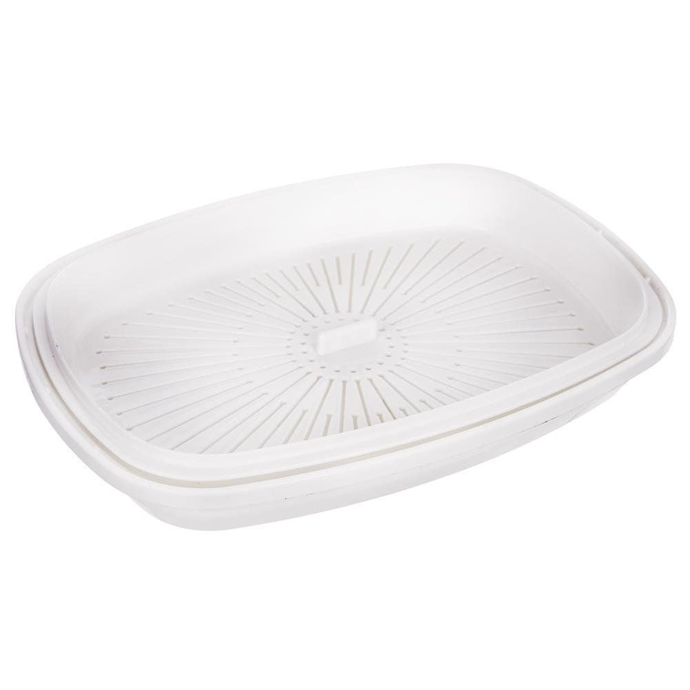 Sprout container with strainer and lid in high-quality plastic