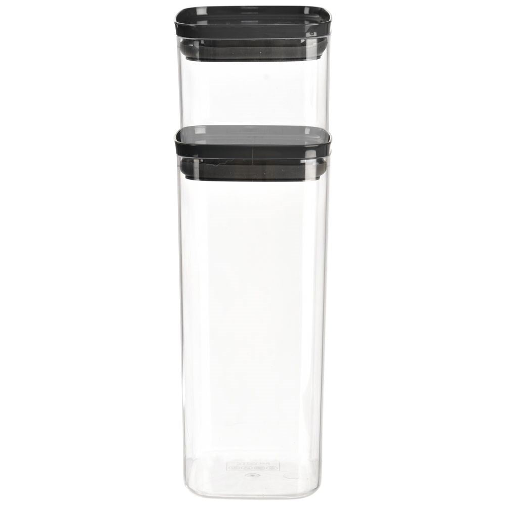 Square 1.4L container with silicone gasket for pasta