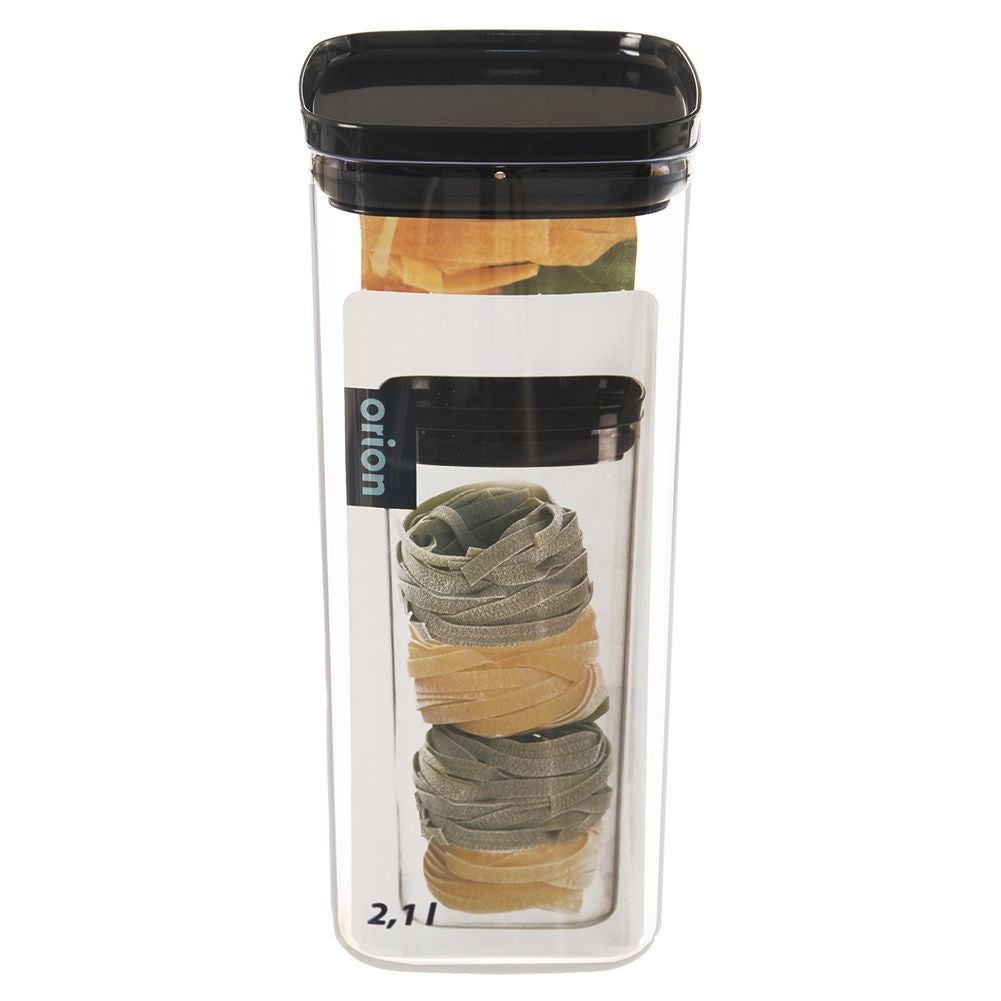 Square 1.4L container with silicone gasket for pasta