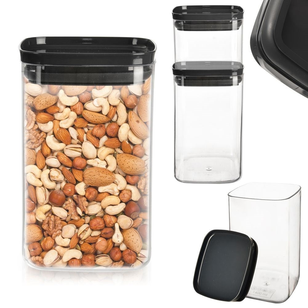 Square Lunch Box 1.4L with Silicone Seal