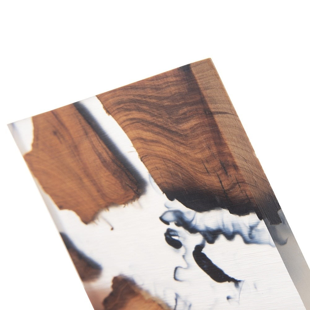 Square Placemat 8x8 cm in Acacia wood and Resin