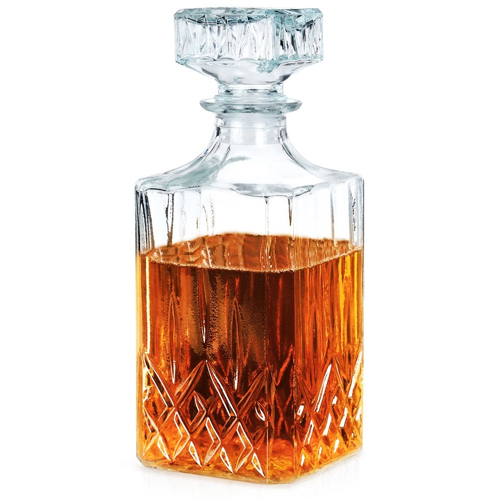 Square carafe with cork - Perfect for all drinks