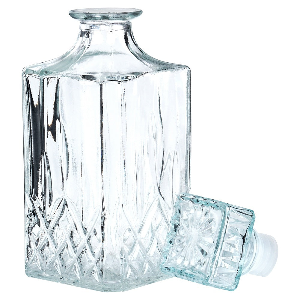Square carafe with cork - Perfect for all drinks