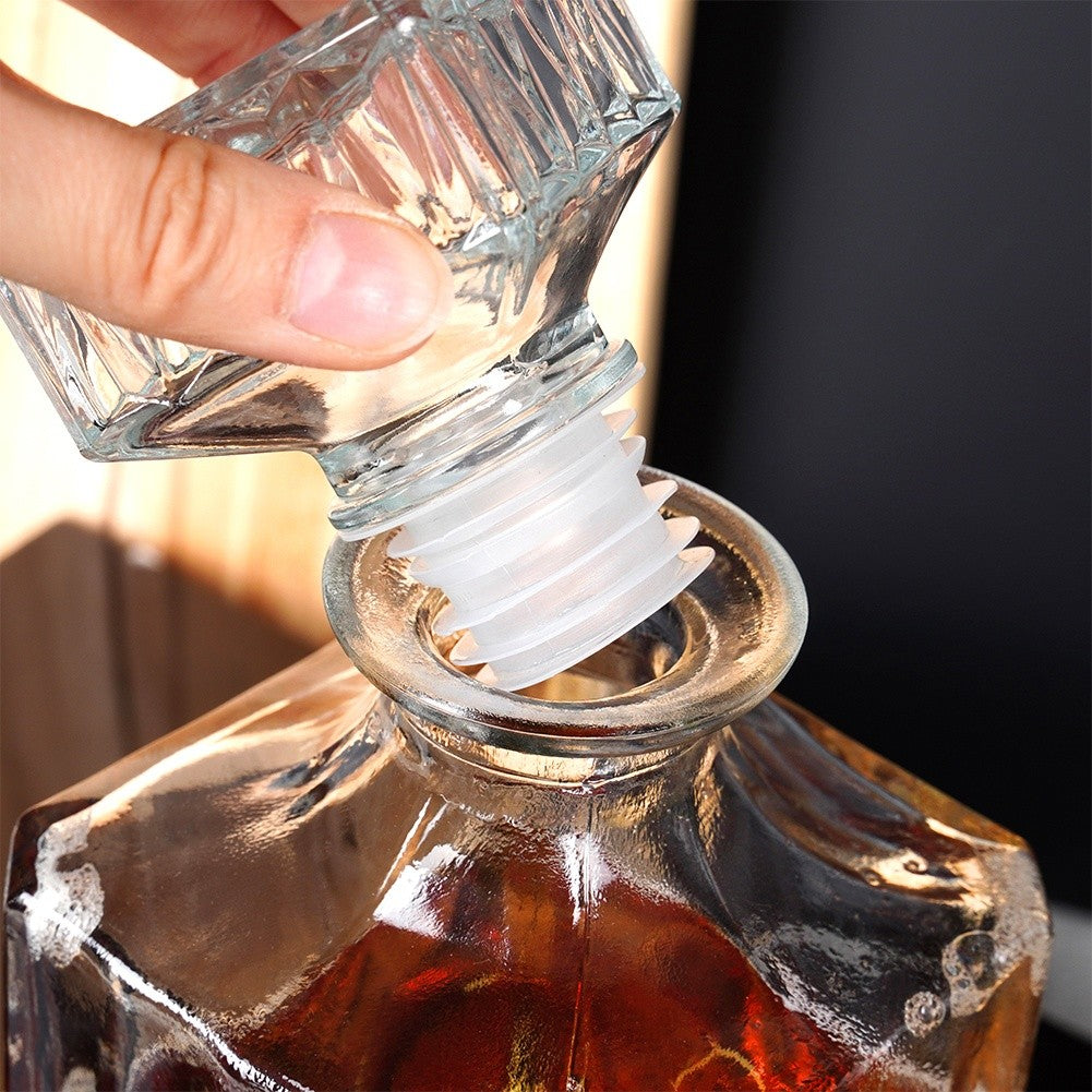 Square carafe with cork - Perfect for all drinks