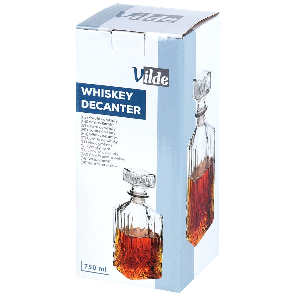 Square carafe with cork - Perfect for all drinks