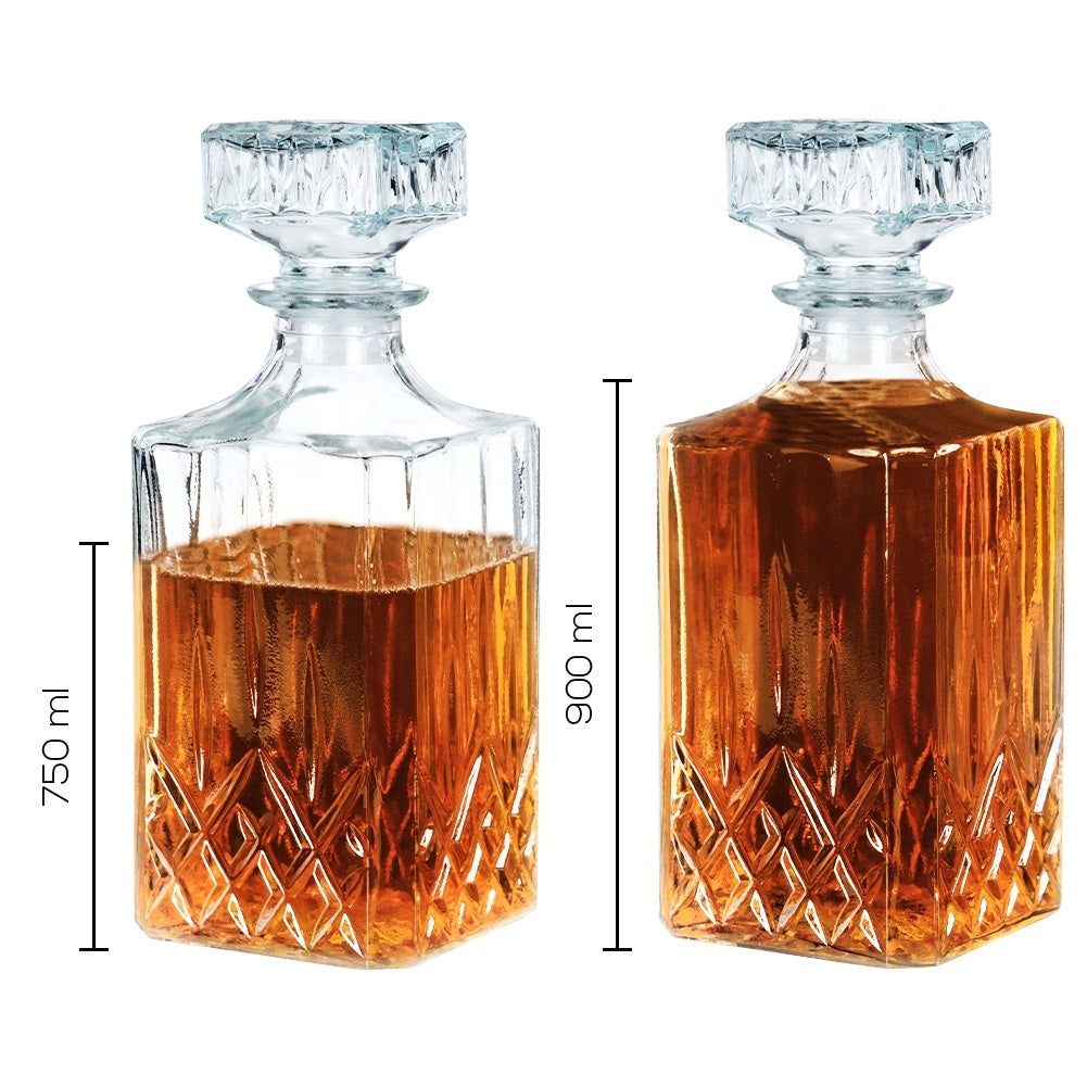 Square carafe with cork - Perfect for all drinks