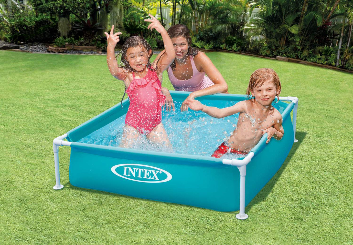 Square frame paddling pool for children 122x122x30 cm INTEX 57173