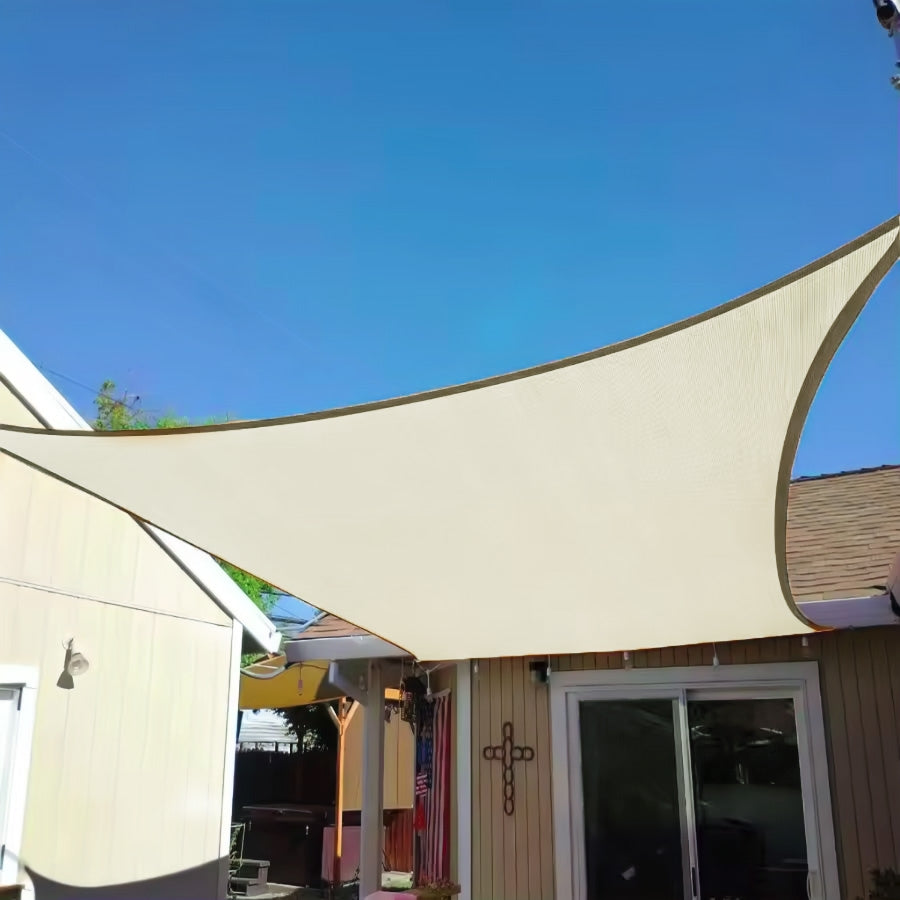 Square shade sail waterproof canopy 4x4m ModernHome - beige