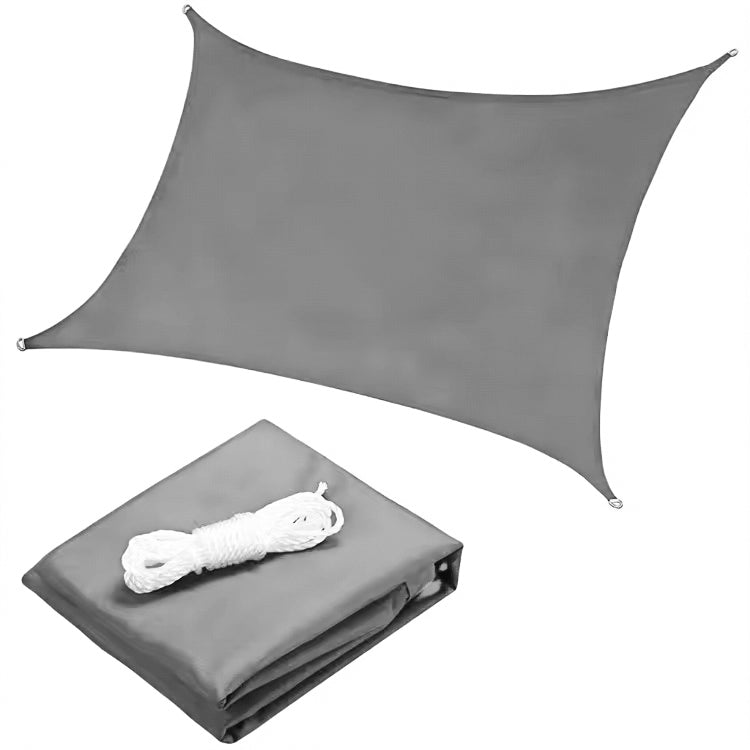 Square shade sail waterproof canopy 4x4m ModernHome - gray