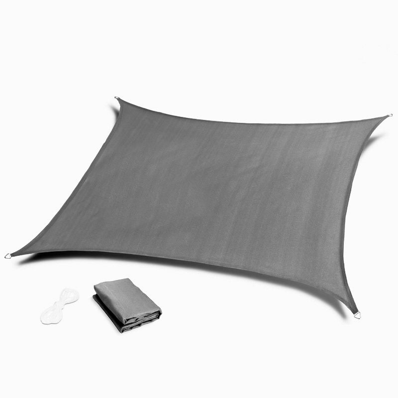 Square shade sail waterproof canopy 4x4m ModernHome - gray