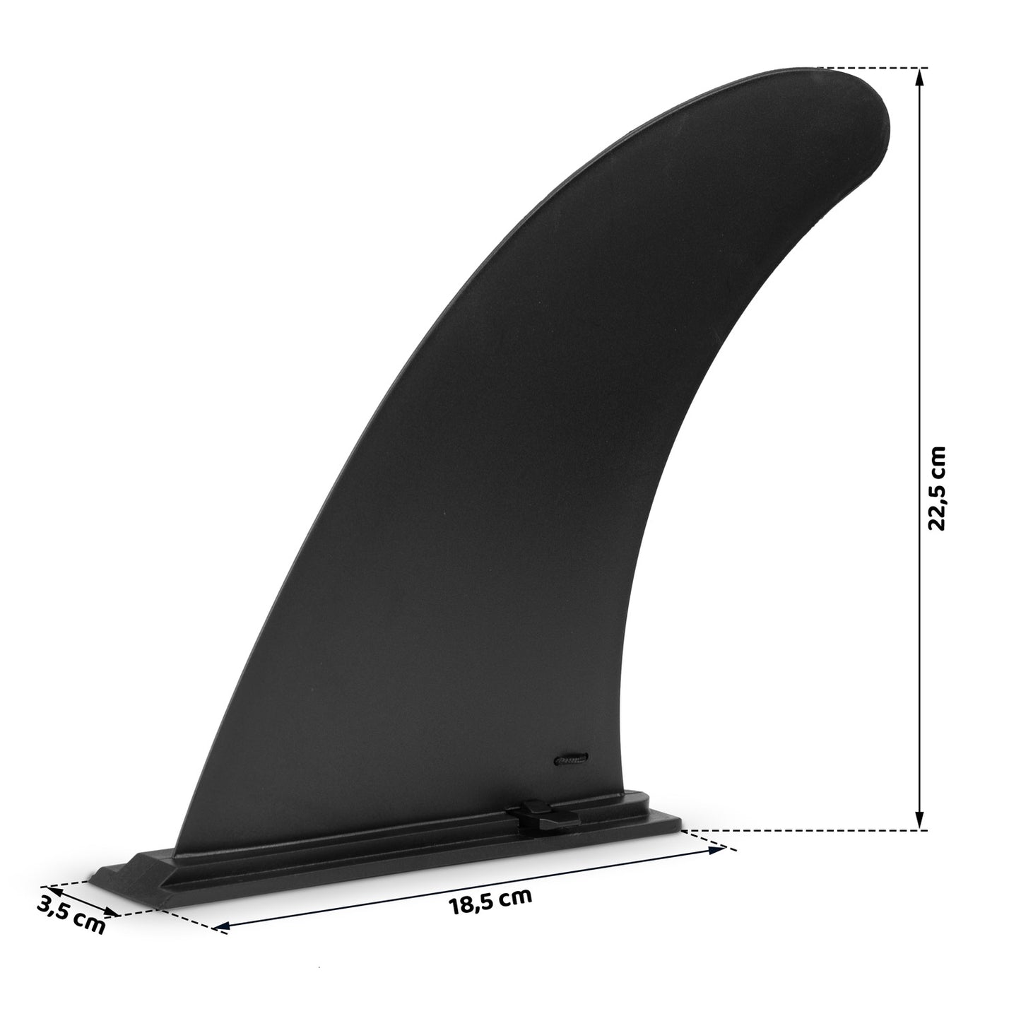 Stabilizing fin for SUP board - Black