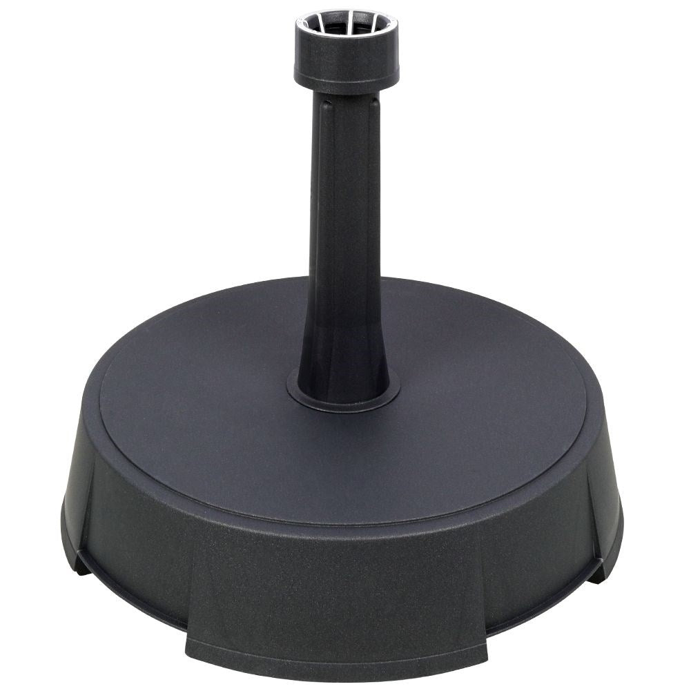 Stable and heavy parasol base for windy garden days