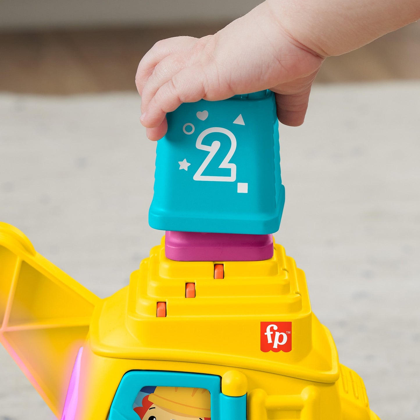 Talking Excavator Toy, Teaches Numbers & Shapes, 9m+