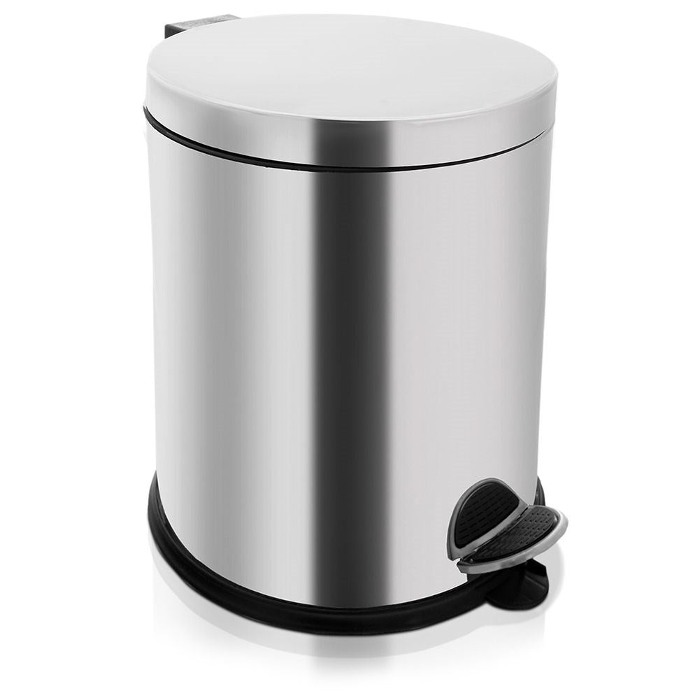 Stainless 14L Dustbin with Pedal and Removable Container