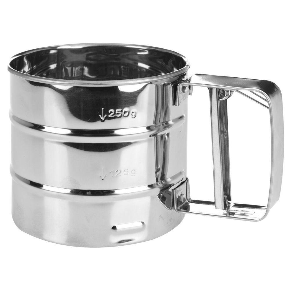Stainless Flour and Castor Sugar Sieve for Lump Free Baking