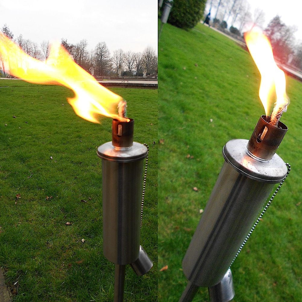 Stainless Garden Torch for Oil - Create Unique Atmosphere