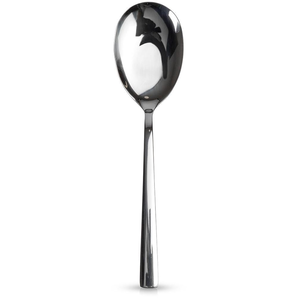 Stainless Salt Spoon for Salad, Silver, Dishwasher Safe