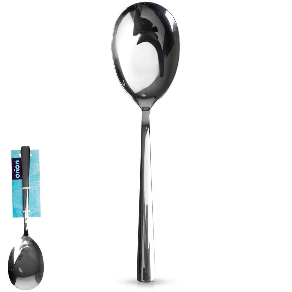 Stainless Salt Spoon for Salad, Silver, Dishwasher Safe