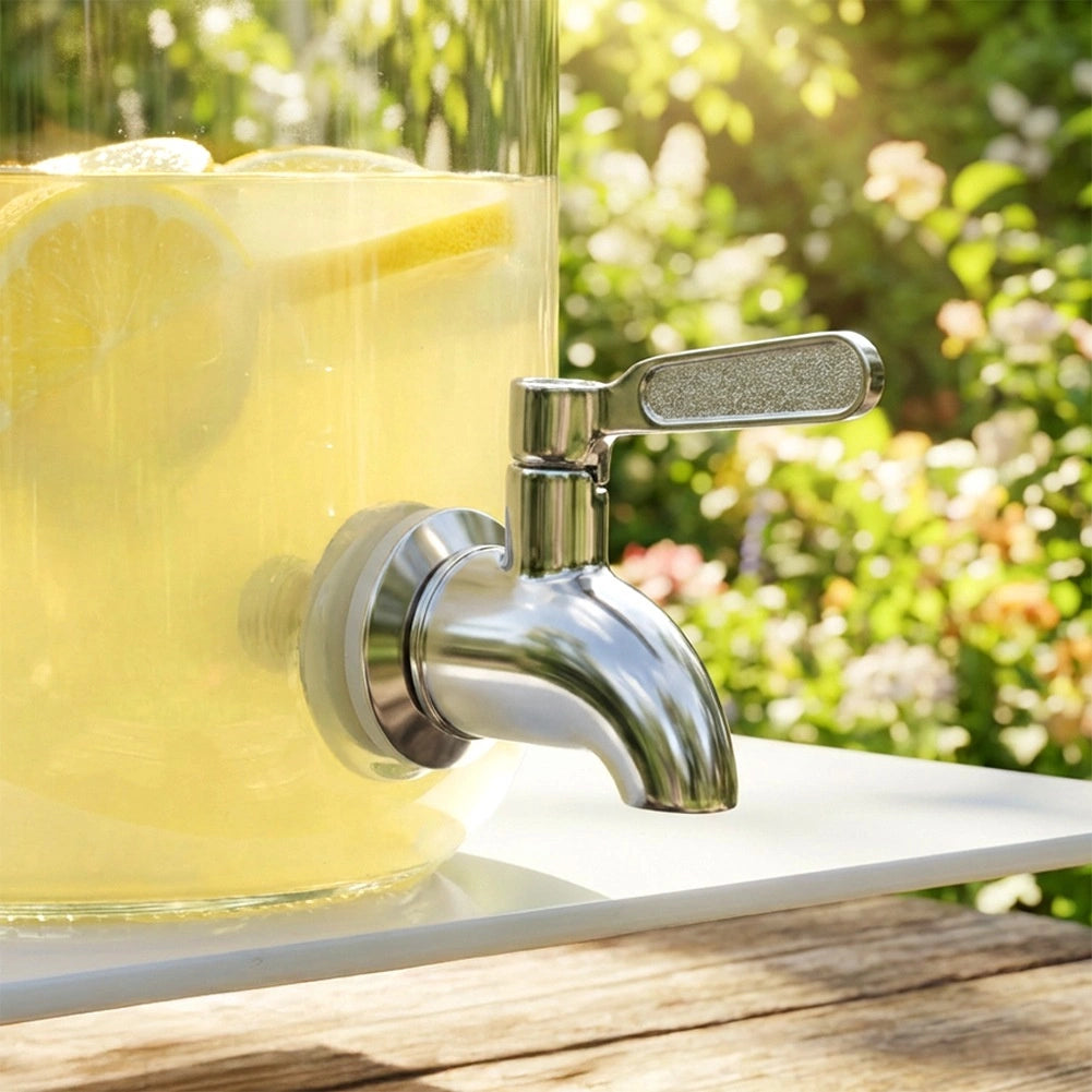 Stainless Steel Beverage Dispenser Faucet with Gasket