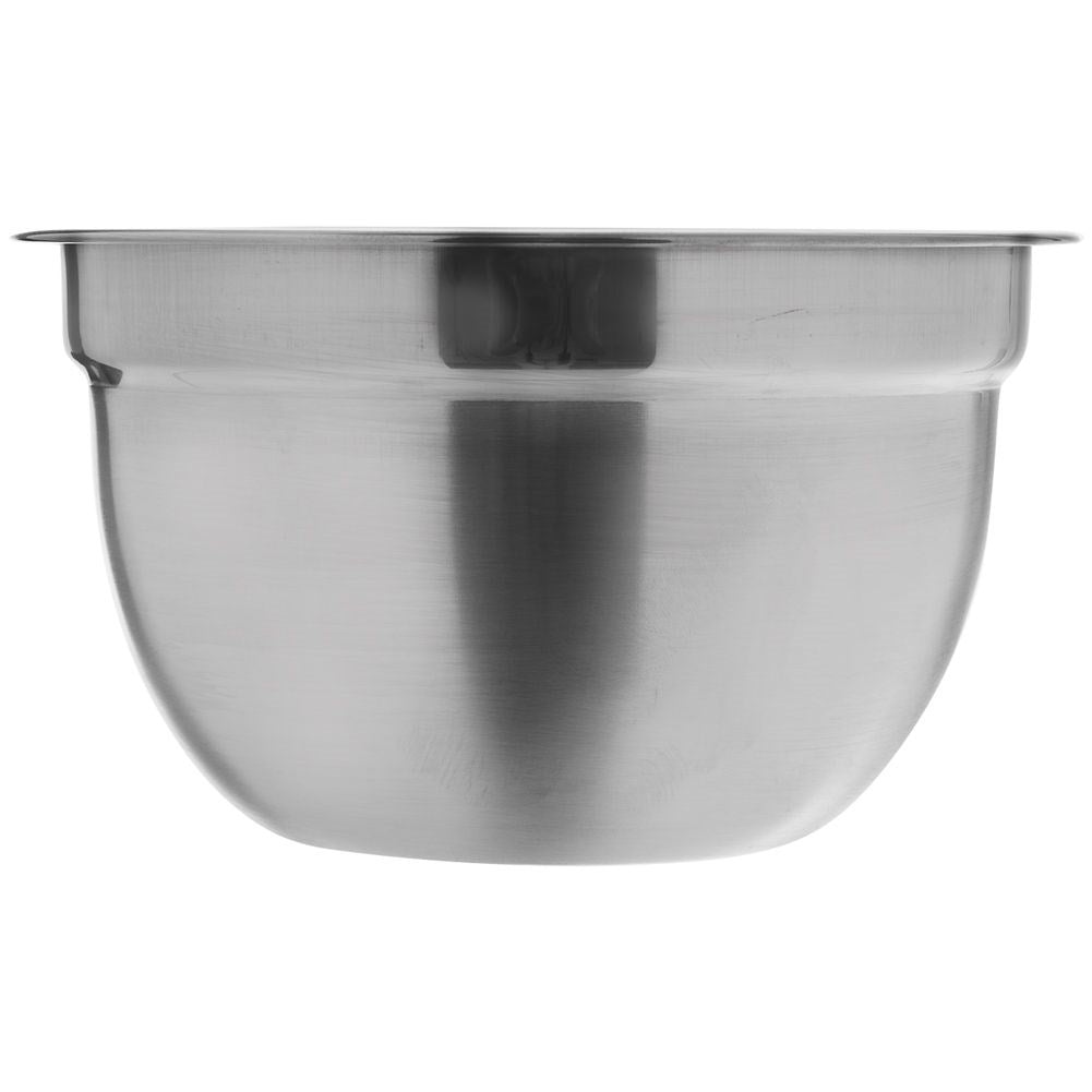 Stainless Steel Bowl: Versatile for Mixing, Whisking, Storing & Kneading