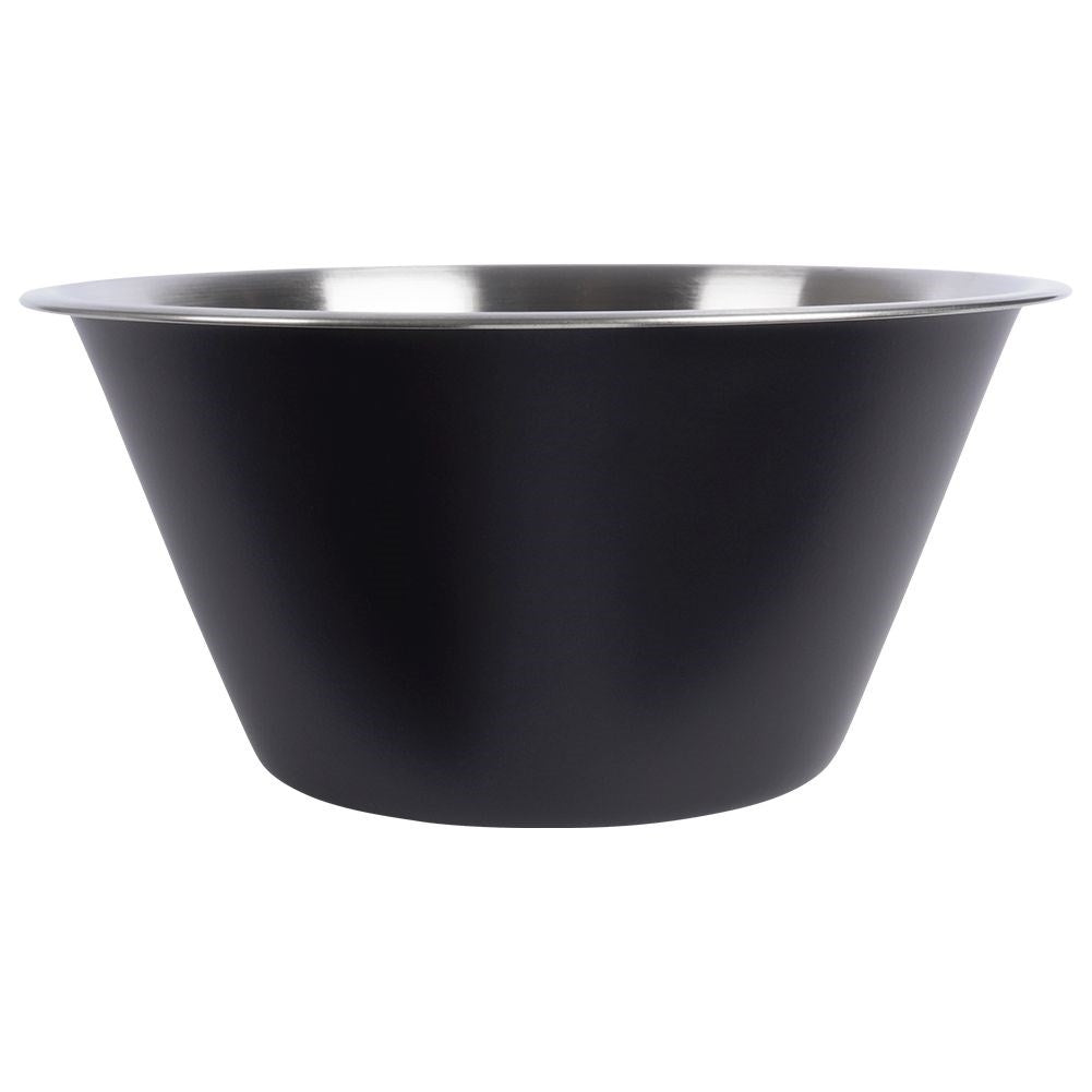 Stainless Steel Bowl with Matt Black Surface for the Kitchen