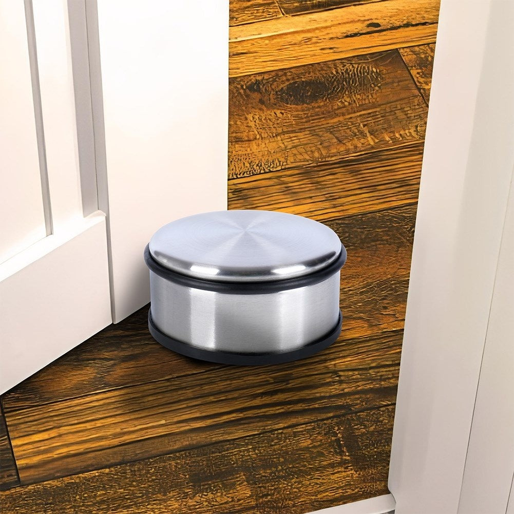 Stainless Steel Door Stop: Heavy Duty, Simple, Protective