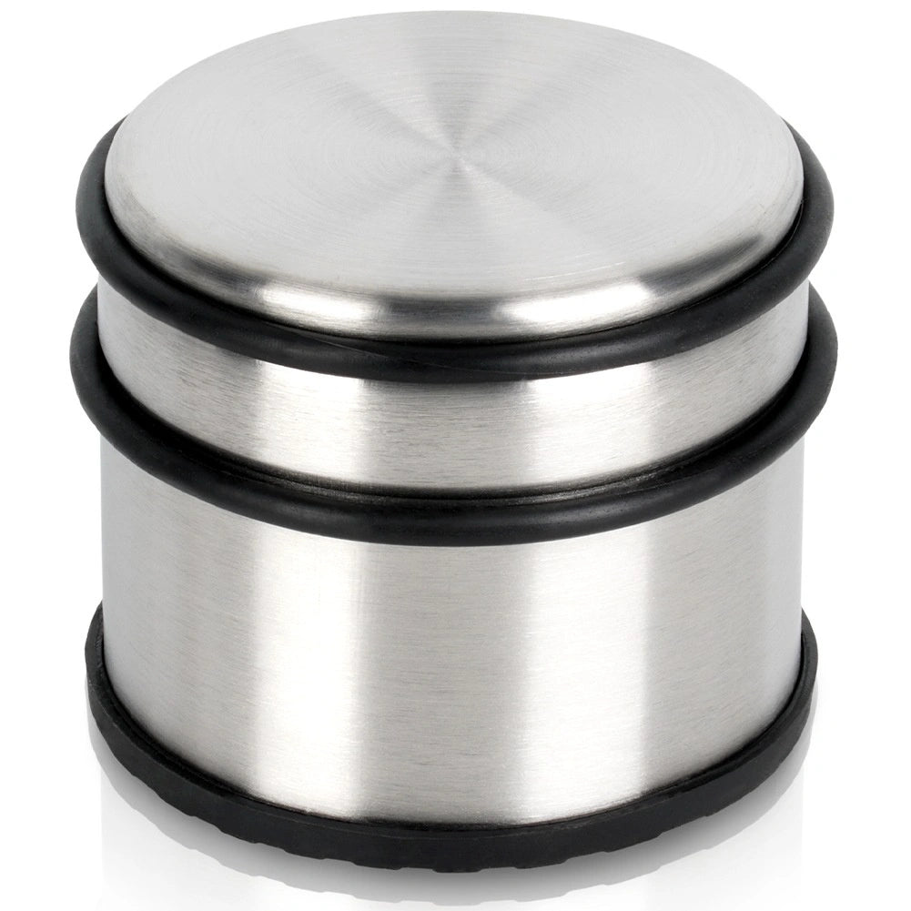Stainless Steel Door Stopper, Silver, 9.5 cm