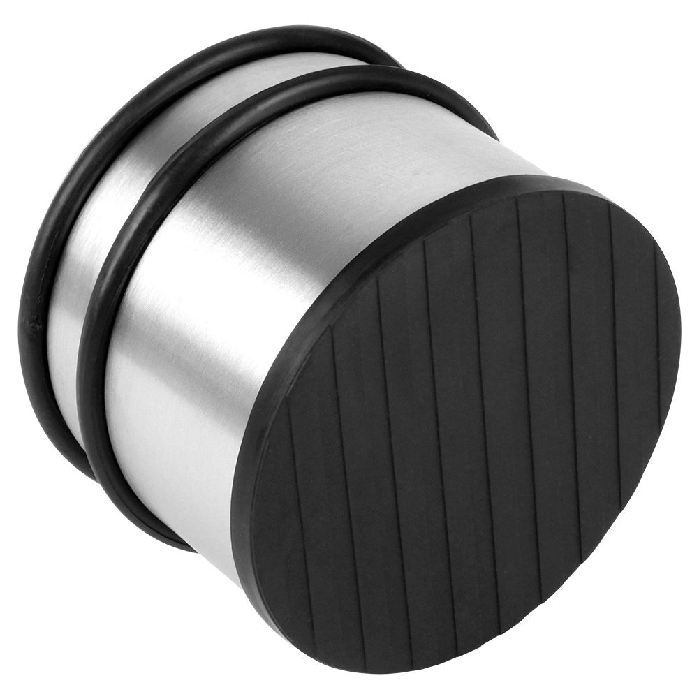 Stainless Steel Door Stopper, Silver, 9.5 cm