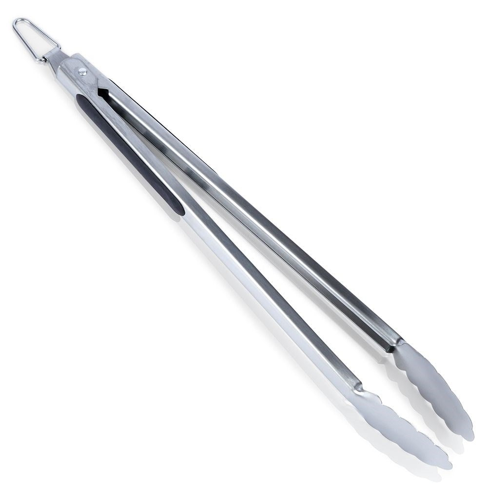 Stainless Steel Frying and Grilling Tongs - Perfect for Cooking