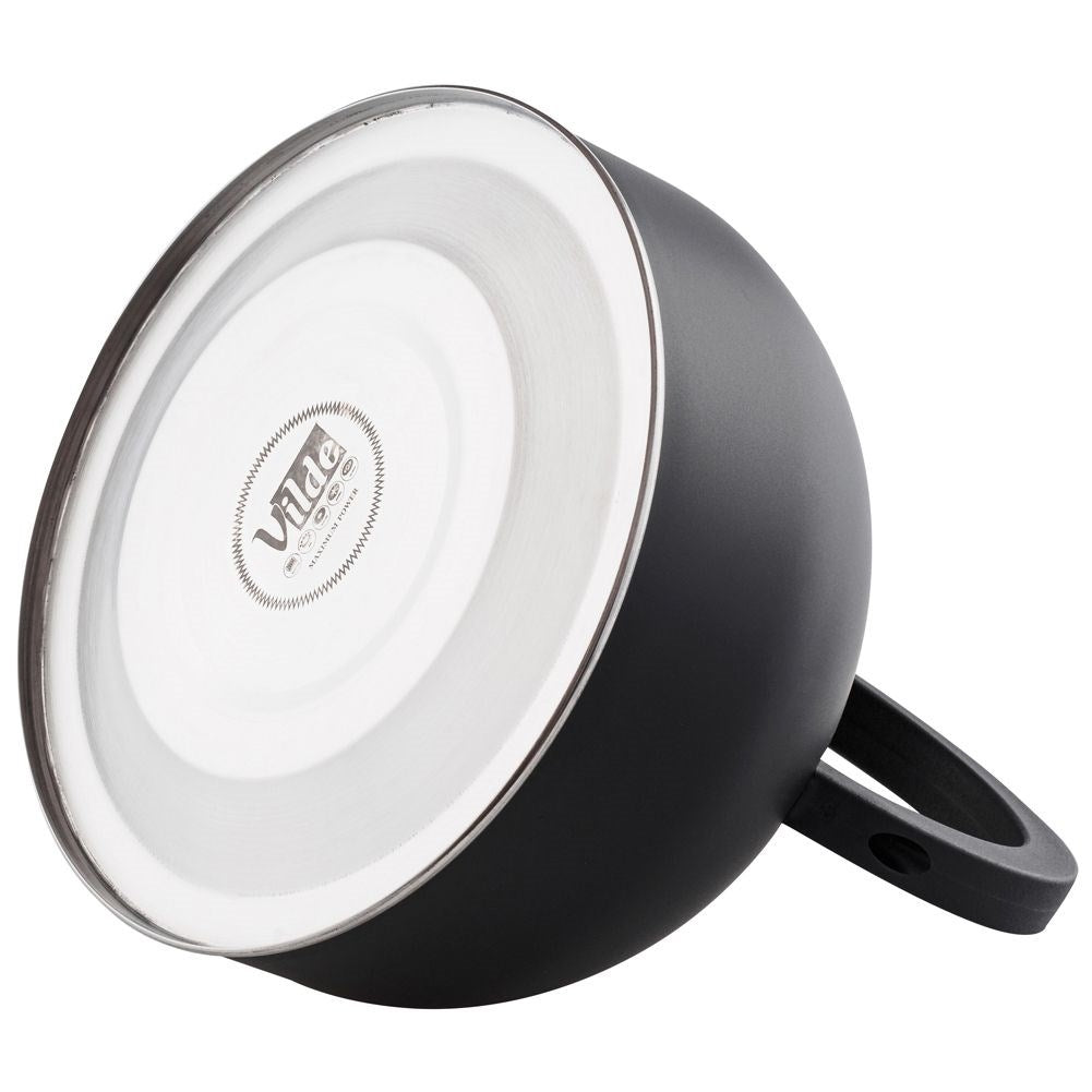 Stainless Steel Kettle with Folding Whistle