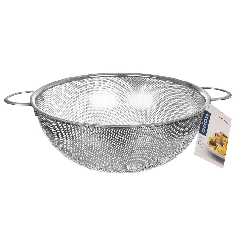 Stainless Steel Kitchen Colander with Handle - Perfect for Straining & Washing