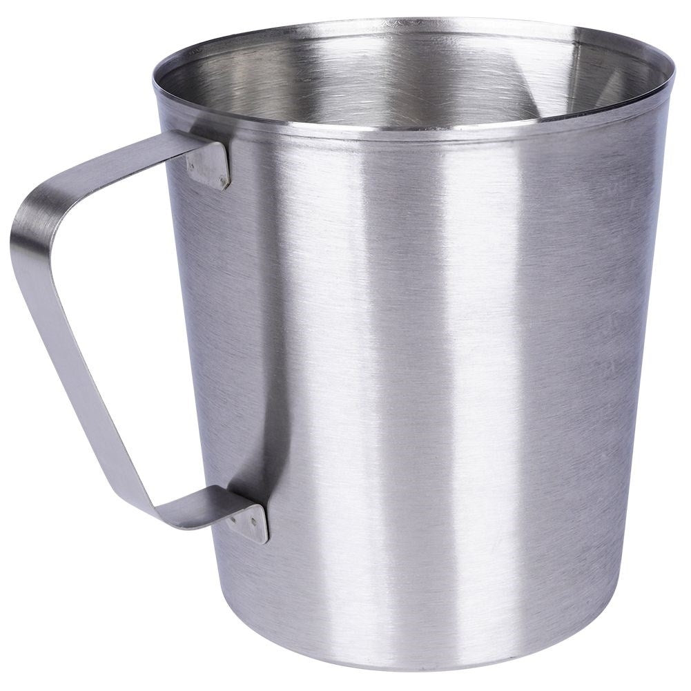 Stainless Steel Measuring Jug with Ergonomic Handle and Spout