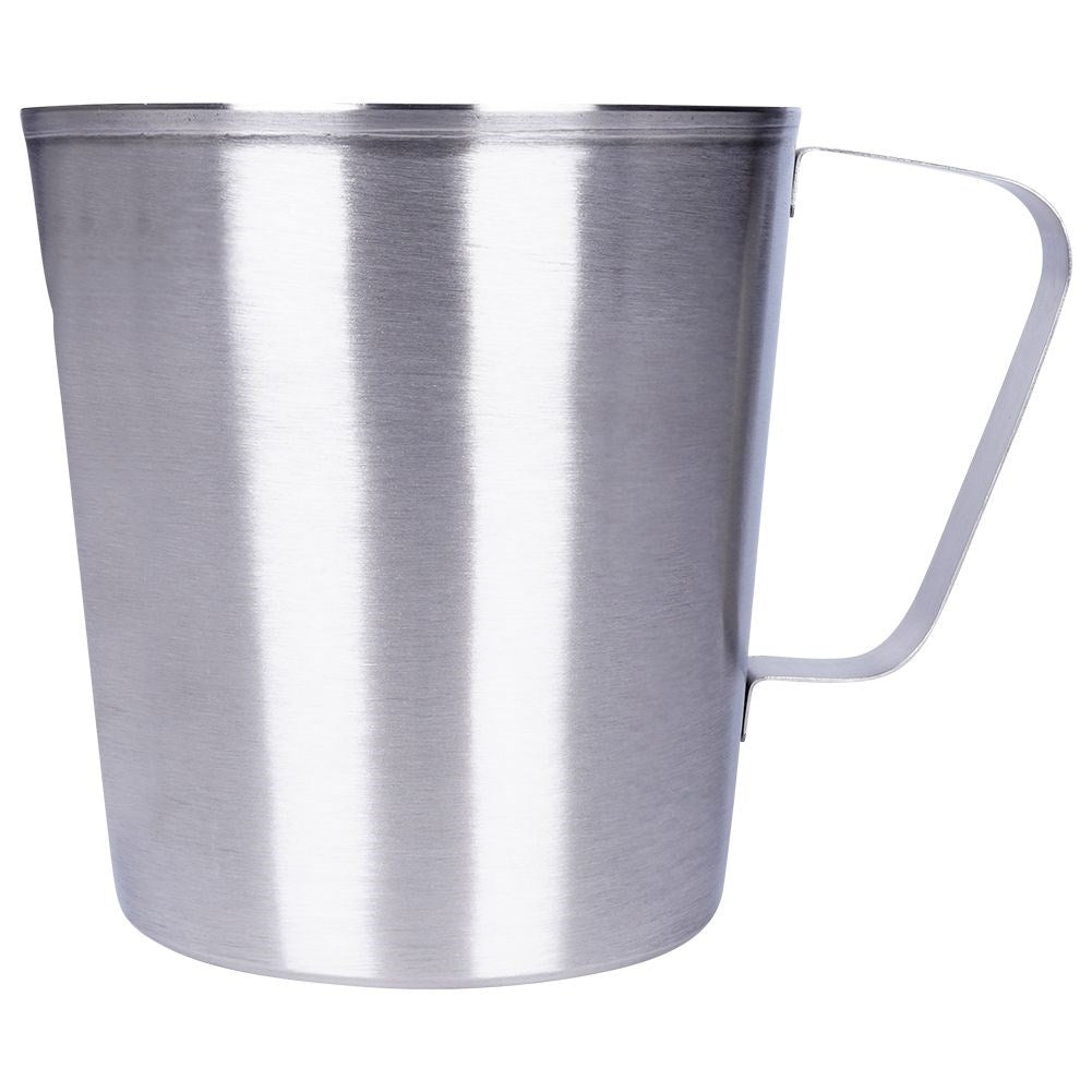 Stainless Steel Measuring Jug with Ergonomic Handle and Spout