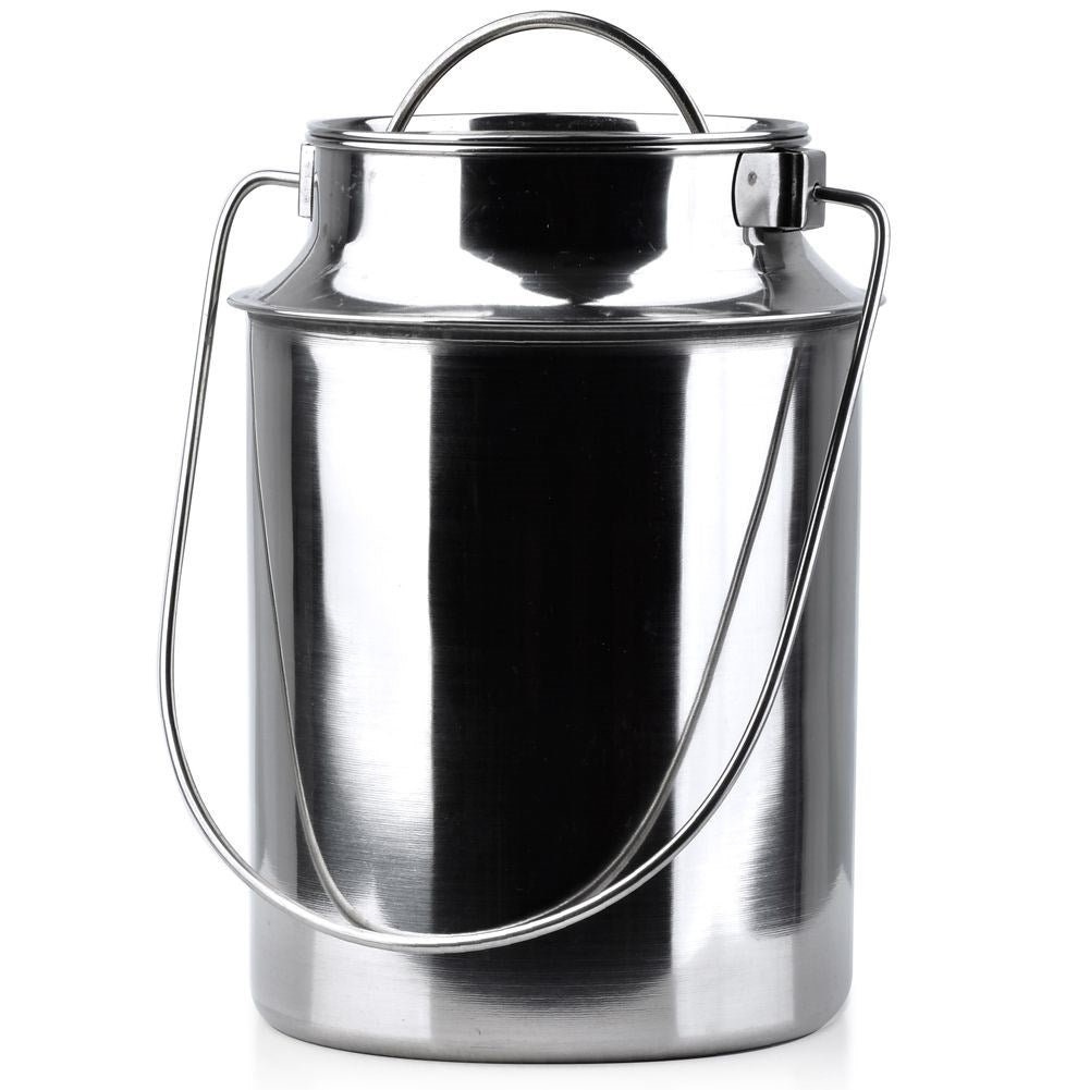 Stainless Steel Milk Jug for Storage and Transport